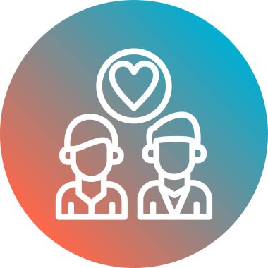 İnsan simgesinin vektör illüstrasyonu