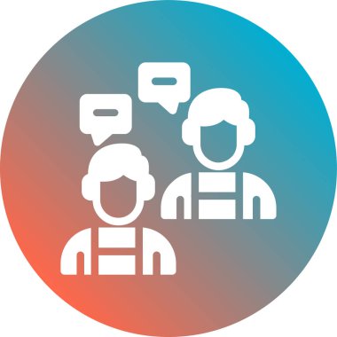 İnsan simgesinin vektör illüstrasyonu