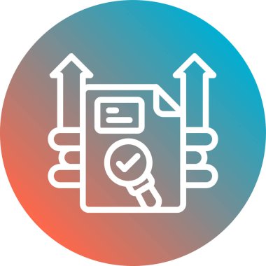 Seo simgesinin vektör illüstrasyonu