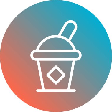 Dondurmanın vektör çizimi