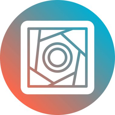 Modern simgenin vektör illüstrasyonu