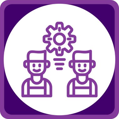 Modern simgenin vektör illüstrasyonu