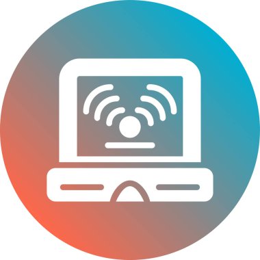 wifi vektör simgesi modern basit illüstrasyon