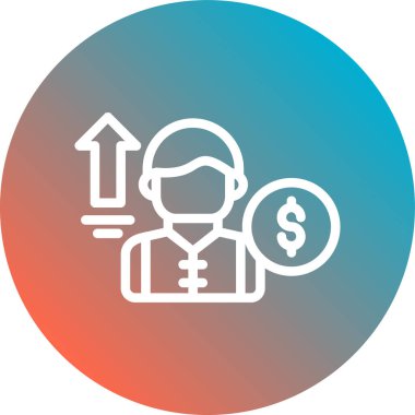 iş ve finans vektör simgesi