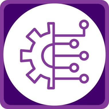 Modern simgenin vektör illüstrasyonu