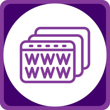 Vay canına. Web simgesi basit tasarım