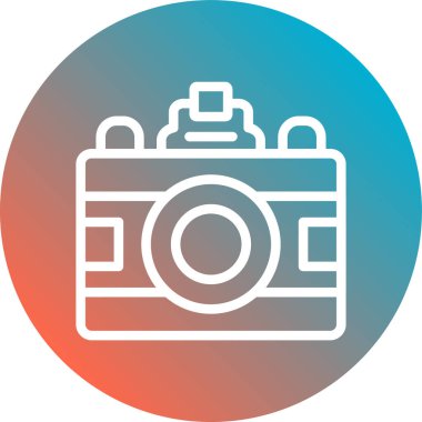 fotoğraf simgesi soyut bir grupta izole edildi