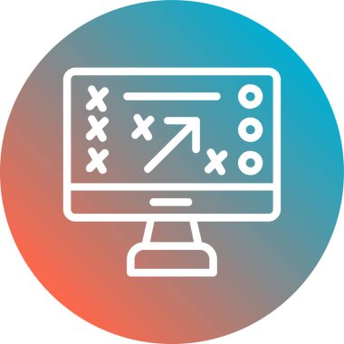 seo modern simgesinin vektör illüstrasyonu