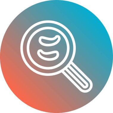 Bir büyüteçin vektör çizimi