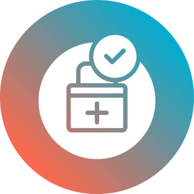 vektör modern daire yuvarlak simgesi