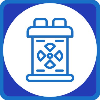 Pil simgesinin vektör illüstrasyonu