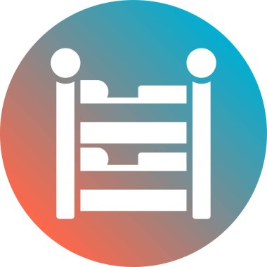 Mobilya simgesinin vektör illüstrasyonu