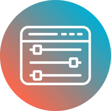 belge simgesi, vektör çizimi