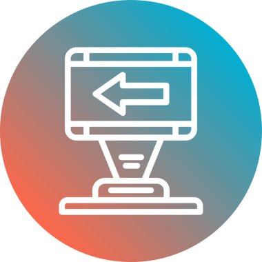 seo modern simgesinin vektör illüstrasyonu