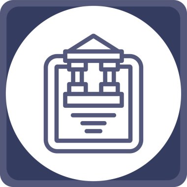 Takvim simgesinin vektör illüstrasyonu