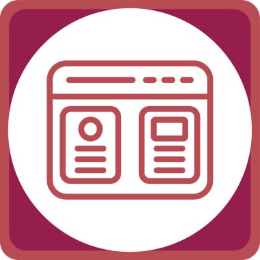 seo modern simgesinin vektör illüstrasyonu