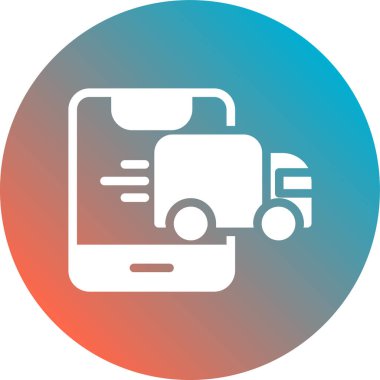 Modern oto tamir simgesinin vektör illüstrasyonu