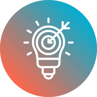 ampul simgesi, vektör illüstrasyonu