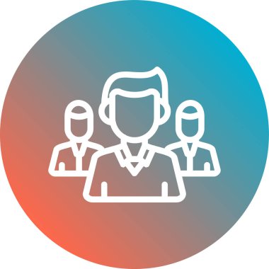 İnsan simgesinin vektör illüstrasyonu