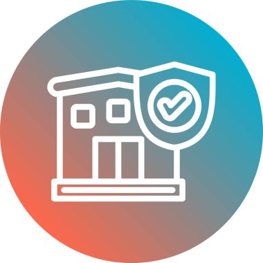 Yapı simgesinin vektör illüstrasyonu