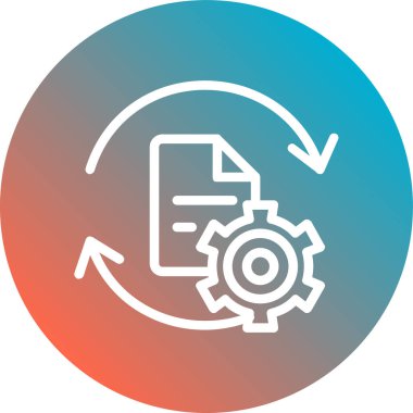 Vektör ayarı Simge illüstrasyonu