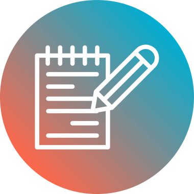 kalem simgesi vektör illüstrasyonu