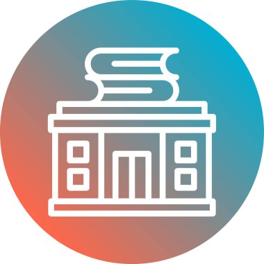 Modern yapı simgesinin vektör illüstrasyonu