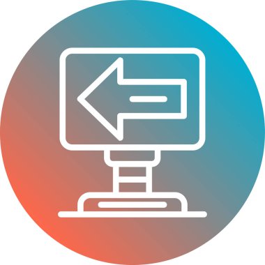 ok simgesinin vektör illüstrasyonu