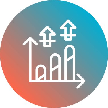 Bir yol simgesinin vektör illüstrasyonu