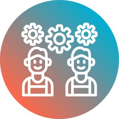 Seo simgesinin vektör illüstrasyonu