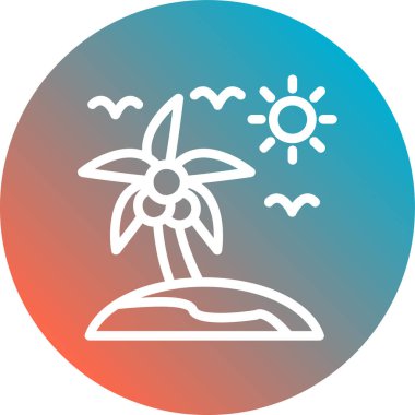 Güneş simgesinin vektör illüstrasyonu