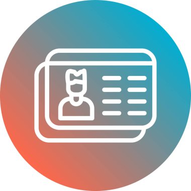 belge simgesi vektör illüstrasyonu