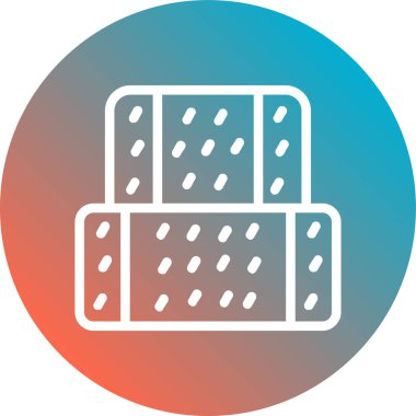 Tıbbi bir simgenin vektör illüstrasyonu