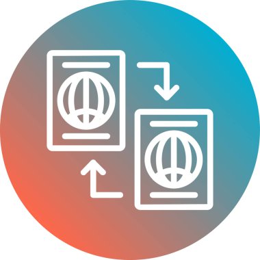 seo modern simgesinin vektör illüstrasyonu