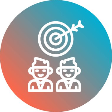 İş simgesinin vektör illüstrasyonu