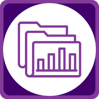 İş ve finans simgesinin vektör illüstrasyonu