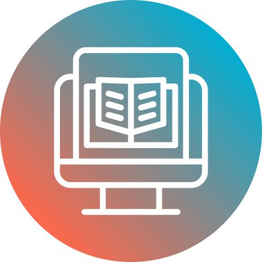 Vektör Defteri Simgesi illüstrasyonu