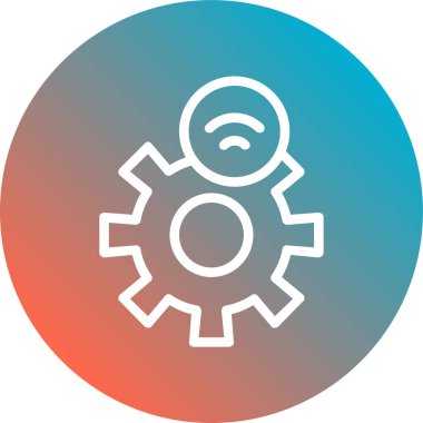 Ayarlama. Web simgesi basit illüstrasyon