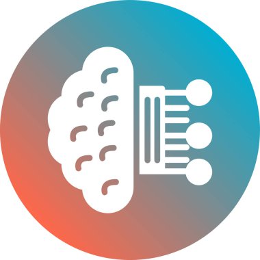 Moda biçimi izole edilmiş arkaplanda yapay zeka simgesi