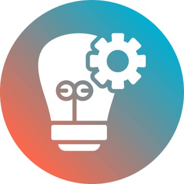 Fikir simgesi vektör illüstrasyonu