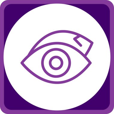 Göz simgesi vektör illüstrasyonu