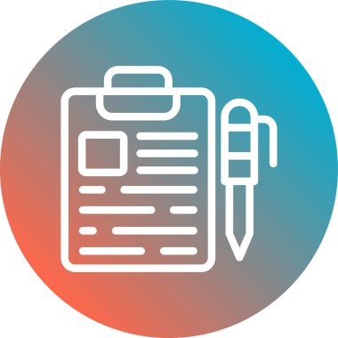 Kolayca değiştirilebilen veya düzenlenebilen izole edilmiş belge vektör simgesini düzenle