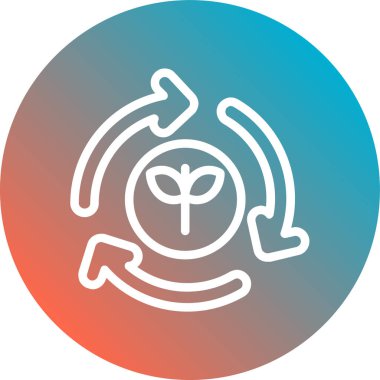 Modern simgenin vektör illüstrasyonu