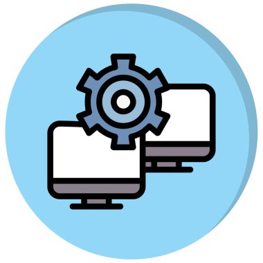 seo modern simgesinin vektör illüstrasyonu