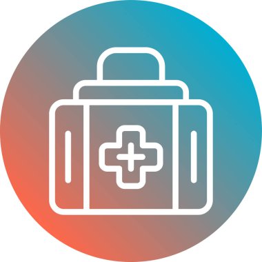 çanta kutsal kişilerin resmi, vektör çizim.