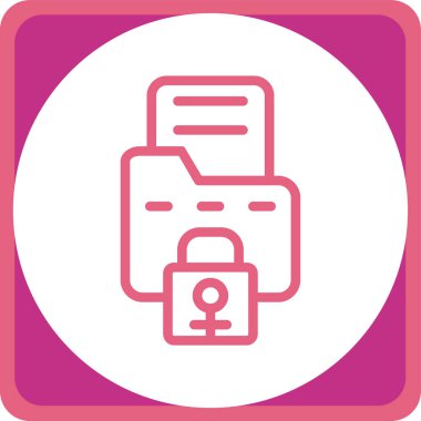 kadın simge vektör illüstrasyonu