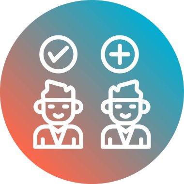 Vektör illüstrasyonu, simge ögesi biçimi