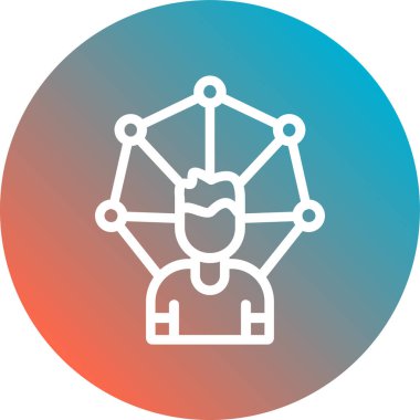 seo modern simgesinin vektör illüstrasyonu