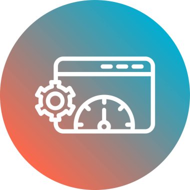 seo modern simgesinin vektör illüstrasyonu