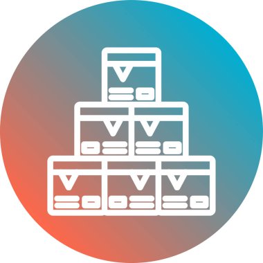 seo modern simgesinin vektör illüstrasyonu